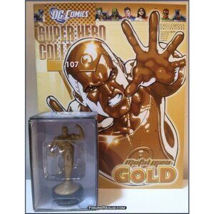 Eaglemoss 1:16 DC Comics Super Hero Fig w/Book: Metal Men‎ Gold #107